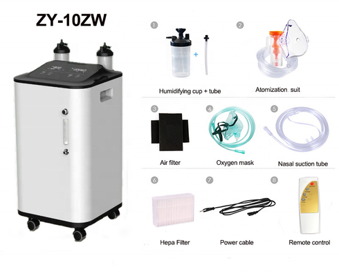Máy Amonoy 10 L O2 Máy tạo oxy y tế di động cho gia đình
