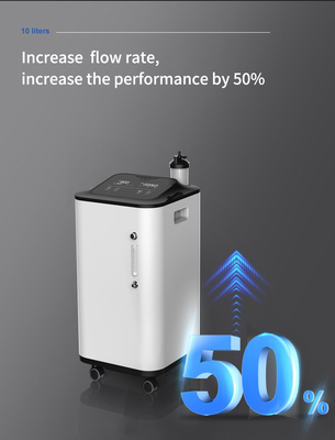 Máy cô đặc O2 di động 10L Tiếng ồn thấp cho nhà ngoài bệnh viện