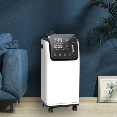 Máy tập trung O2 tinh khiết trong phòng di động 5l Độ tinh khiết cao nhỏ