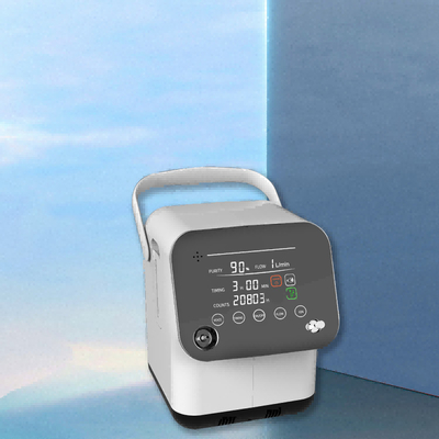 Điều trị bệnh qua đường hô hấp 1 - Máy cô đặc O2 7L Gia đình di động