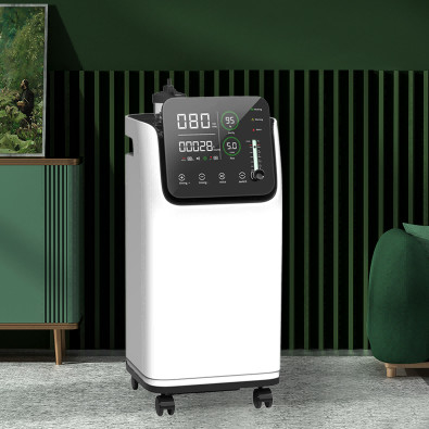 Chăm sóc sức khỏe y tế Máy tập trung oxy 5 lít với máy phun sương
