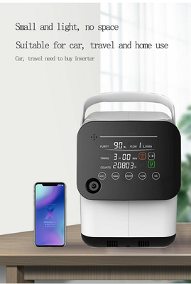 Máy thở oxy im lặng O2 tại nhà Thiết bị oxy có thể điều chỉnh 1-7 lít